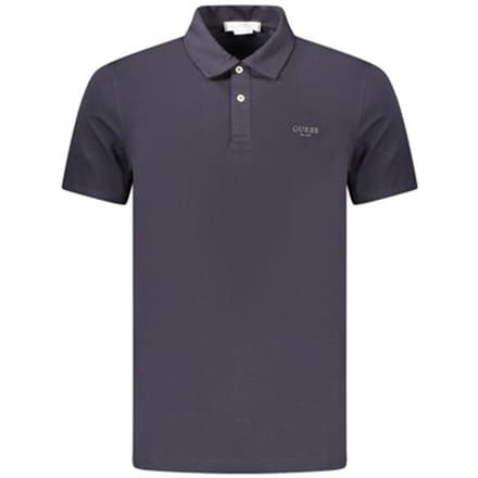 Guess Essential Korte Mouw Poloshirt Blauw M Man
