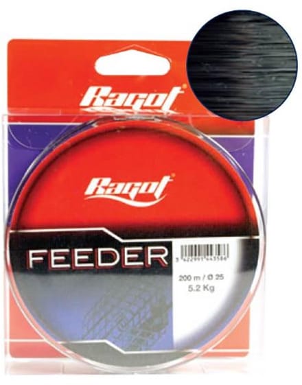 Ragot Feeder Lijn 20mm 200M 3.3Kg Beste feederlijn voor feeder vissers. Method feeder witvis lijn.