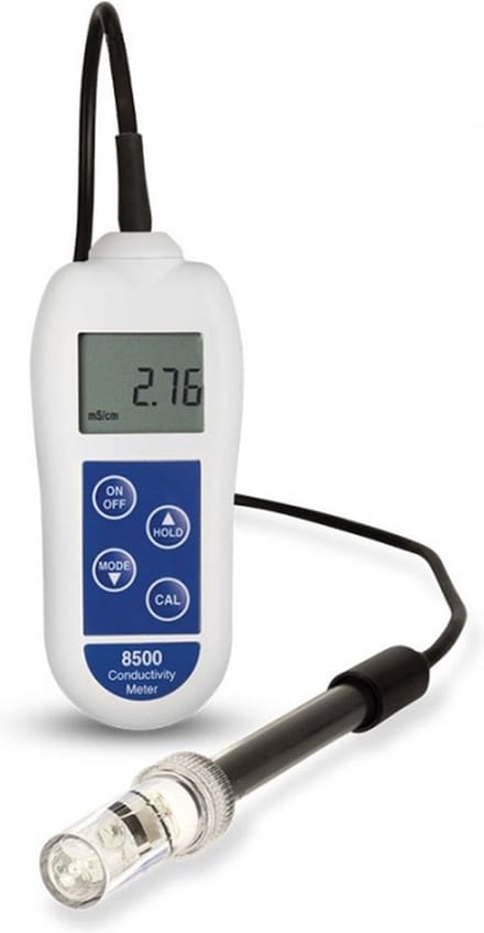 ETI 8500 - Geleidbaarheidsmeter - Meet in ppm, mS/cm en Temperatuur - Professioneel - Betrouwbaar
