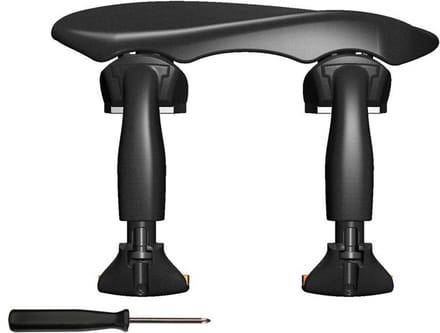 Wittner 257231 viola chinrest center and tilt adjustable, center mount for small, fits all sizes