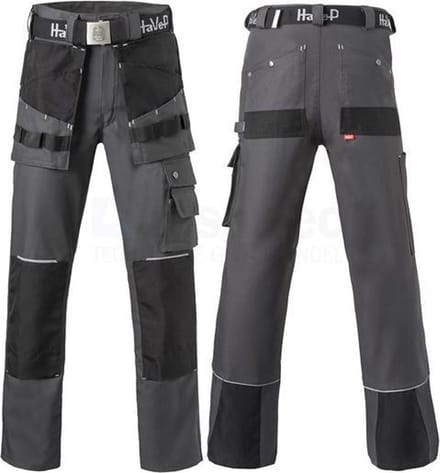 HaVeP Worker.pro 8730 Werkbroek - Maat 52 - Grijs