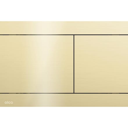 Alcadrain Flat - Bedieningsplaat, glanzend goud FUN-G-P