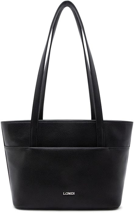 L.CREDI shopper Ella Shopper Black zwart