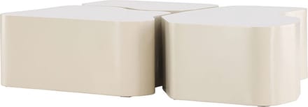 Nordland salontafel set van 3 beige.