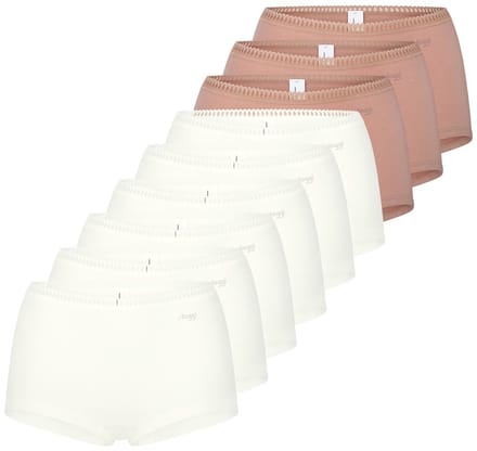 sloggi Dames shorts slip 9 pack GO Crush