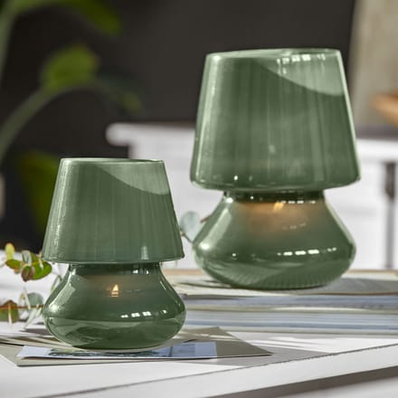 LOBERON Windlichtje set van 2 Sorrivella groen