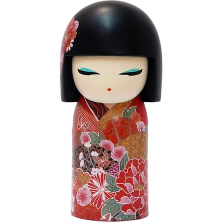 Kimmidoll Poupée Kokeshi HANA EXL Hauteur 15cm KGFLE31 black