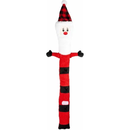 Honden knuffel speelgoed lange kerstman Duvoplus X-Mas