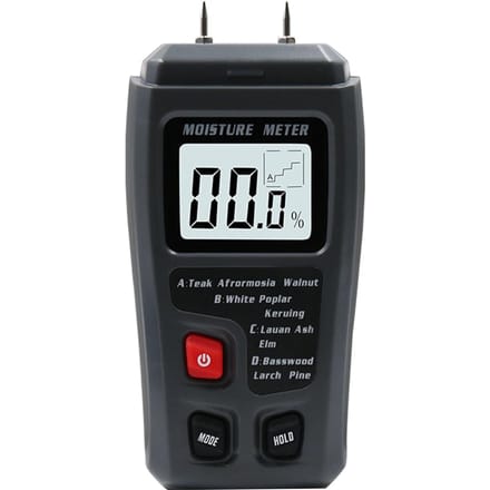 Digitale houtvochtmeter Pintype LCD-achtergrondverlichting Draagbare houtvochttester 4 modi schakelbaar