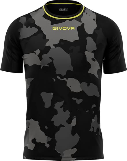 Heren T-shirt Givova Army Wit-grijs Wit - XL