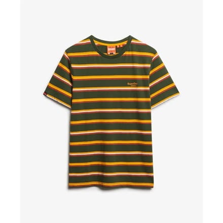 Superdry - Essentials T-shirt met strepen - Heren - T-shirts
