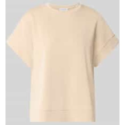T-shirt met elastische boorden