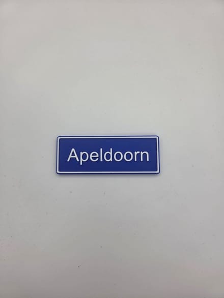 Koelkast Magneet plaatsnaam 8 X 3 CM Apeldoorn