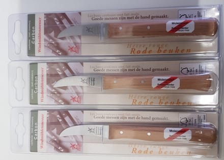 Robert Herder Aardappelschilmes - carbon - Roodbeuken - 6 cm 3 Stuks