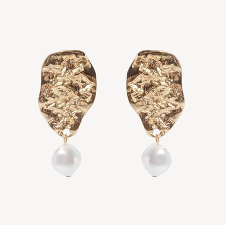 Margot Bardot Layla Pearl Oorbellen Gold