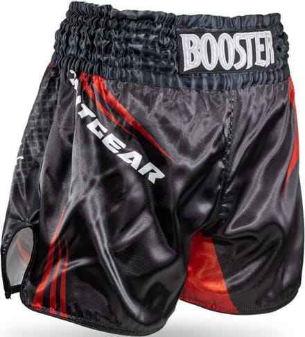 Booster Muay Thai Kickboksbroekje AD Xplosion Zwart Rood - S