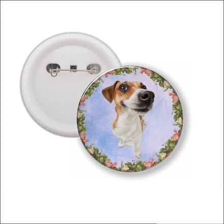 Button Met Speld - Hond