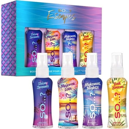 Sohellip;? Escapes Mini Body Mist Set (4 x 50 ml)