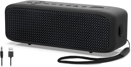 Draagbare Bluetooth Luidspreker - Waterdichte Speaker - Muziek Buiten - IP68 Waterdicht - 24 Uur Speeltijd - Zwart