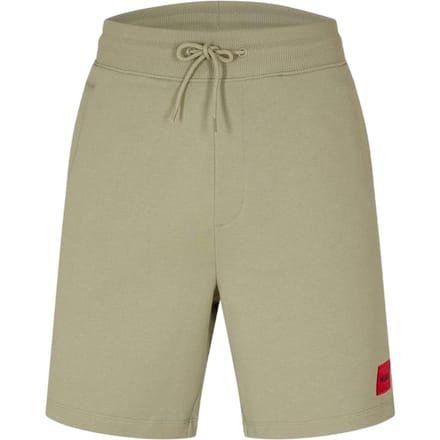 Hugo Heren Fleece Sweat Shorts (Donkergroen)