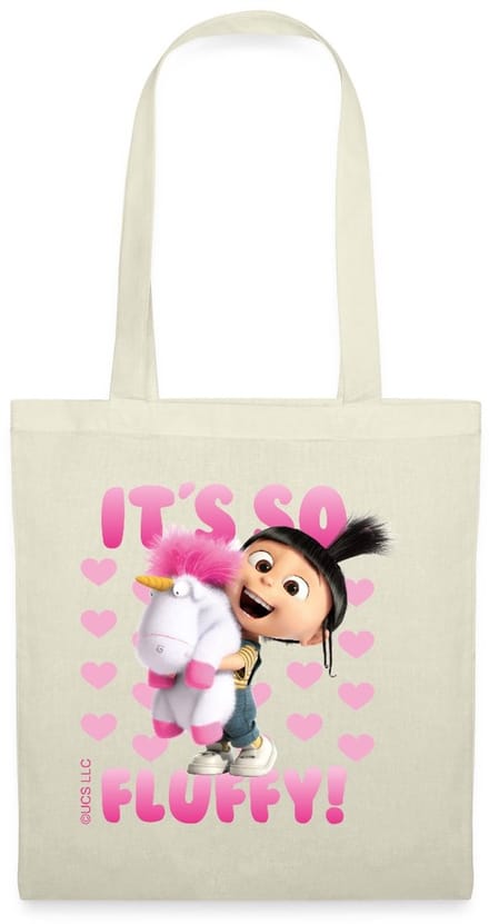 Minions Agnes It's So Fluffy Pink Tas Van Stof Schoudertas
