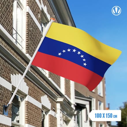 Vlag Venezuela 100x150cm - Glanspoly