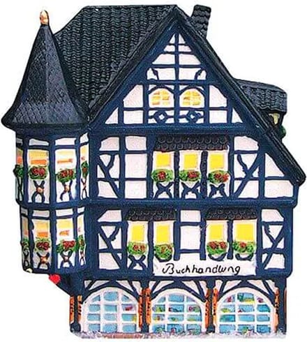 Antieke Huis - kerst decoratie - kerst versiering - (11 cm)
