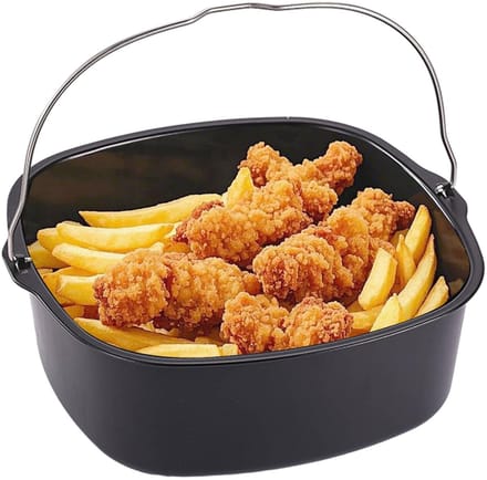 Dailygoods - Hittebestendige Bakvorm voor Heteluchtfriteuse met Antiaanbaklaag