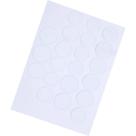 Ensemble de 21 verres de montre plats 35-45mm Bord lisse Résistant aux hautes températures Épaisseur 1,2 mm white