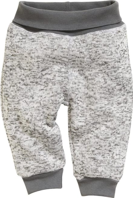 Schnizler - Broek - Gebreid - Junior - Grijs - Maat 92
