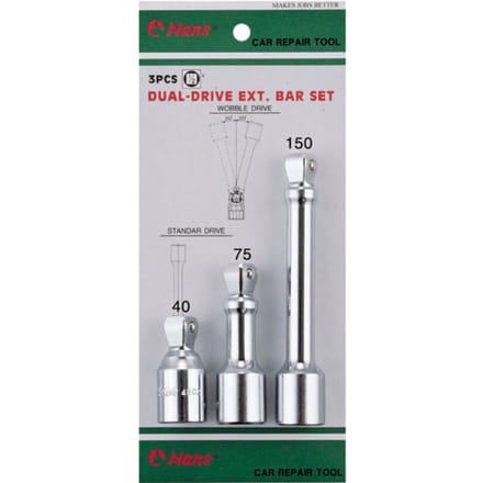 Verlengingen Satz HANS 3/8 inch, 3 St.
