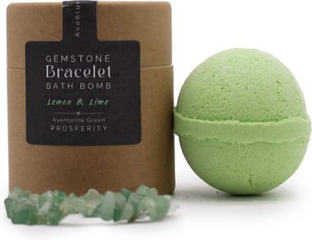 Badbom Citroen & Limoen met Groene Aventurijn Edelsteen Armband