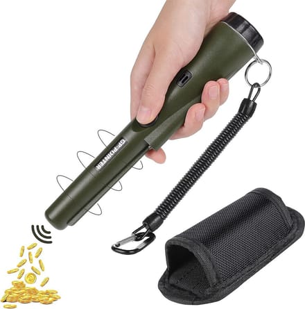 Waterdichte Metaaldetector Pinpointer met 360° Scan en LED Indicatie voor Schatzoeken