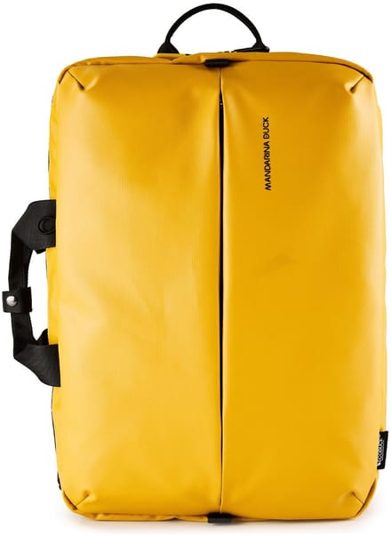 MANDARINA DUCK rugzak Eco Coated Backpack Duck Yellow donkergeel