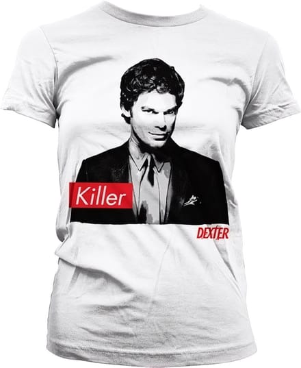 Dexter Dames Tshirt -S- Killer Wit
