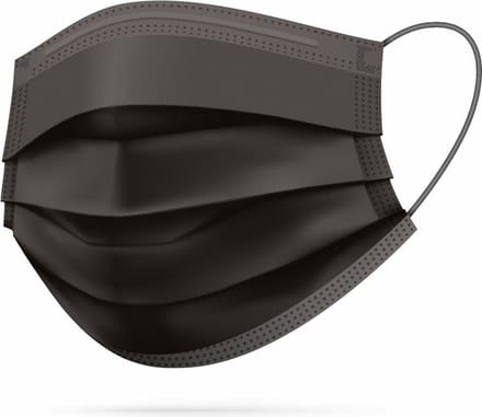 Fohwa Mondkapjes Zwart 50 stuks