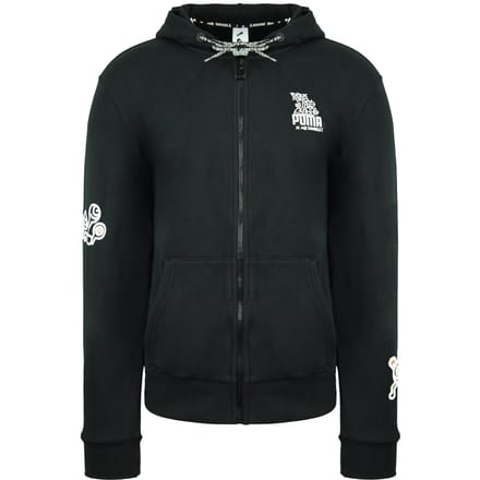 Puma x Mr. Doodle Lange Mouw Zip Up Zwart Heren Capuchontrui 598681 01