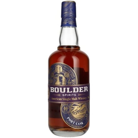 Boulder Spirits American Single Malt PORT CASK FINISH Whiskey 46% Vol. 0,7l