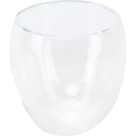 Tasse à lait transparente à 2 couches cylindrique résistante à la chaleur pour boisson maison Type 1 white