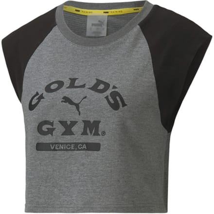 Puma x Gold's Gym Logo Cropped Top - Dames
