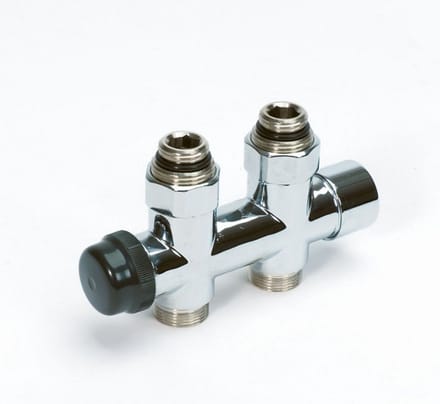 Begetube Optima H-stuk 3/4” Thermostatisch Regelventiel – Vloerverwarming & Radiator Aansluiting Kv Instelbaar