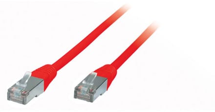 Patchkabel cat 6 S/FTP PIMF Halogenfrei rot 3m