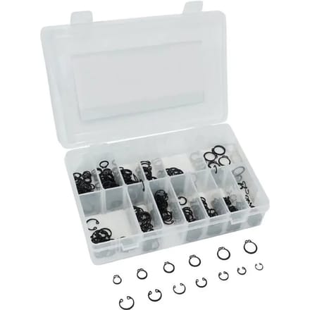 Set van 625 binnenste en buitenste crankstel borgringen P2R