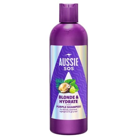 Shampoing violet AUSSIE SOS BLONDE & HYDRATER 300 ml