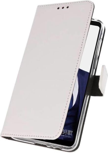 Booktype Telefoonhoesjes - Bookcase Hoesje - Wallet Case - Geschikt voor Huawei Note 10 - Wit