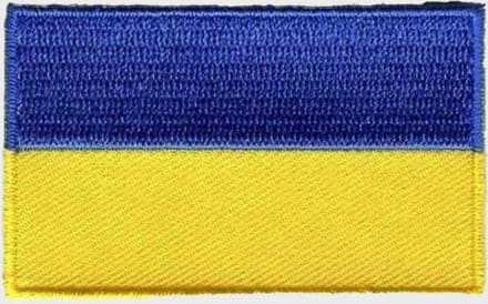 Patchy® – Oekraïense vlag Strijk Embleem Patch 6.5 x 4 cm