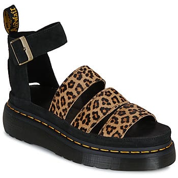 Platte sandalen Dr. Martens Clarissa II Quad Sandal Mini Leopard