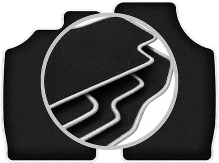 CARLUX-SILVER automatten voor: Daihatsu Cuore V hatchback (1997-2003)
