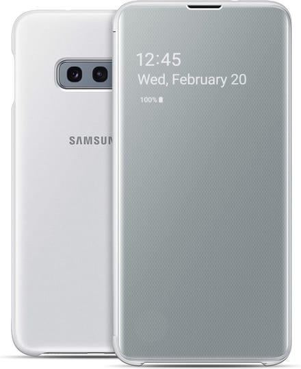 Samsung clear view cover - wit - voor Samsung Galaxy S10e