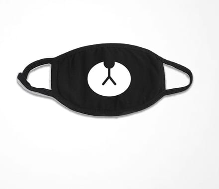 Bear - Facemask - Zwart